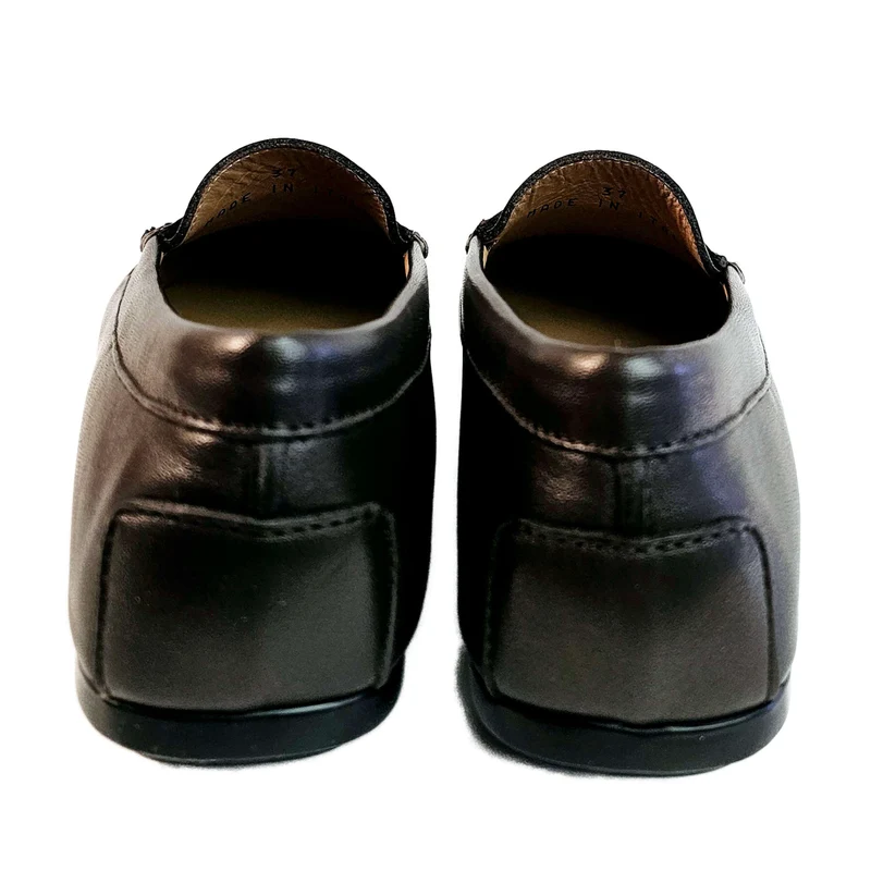Milliways, Loafer in Dunkelbraun mit Noppensohle