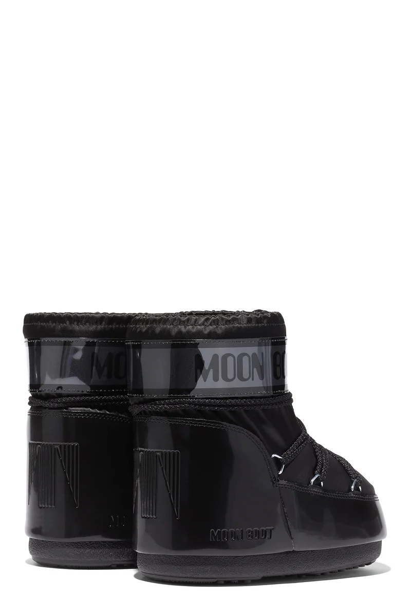 Moon Boot Damen Stiefel Icon Low Glance Schwarz