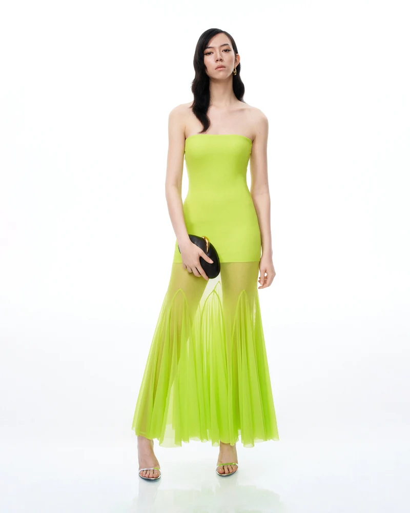 Thalassa Meshkleid – Limettengrün