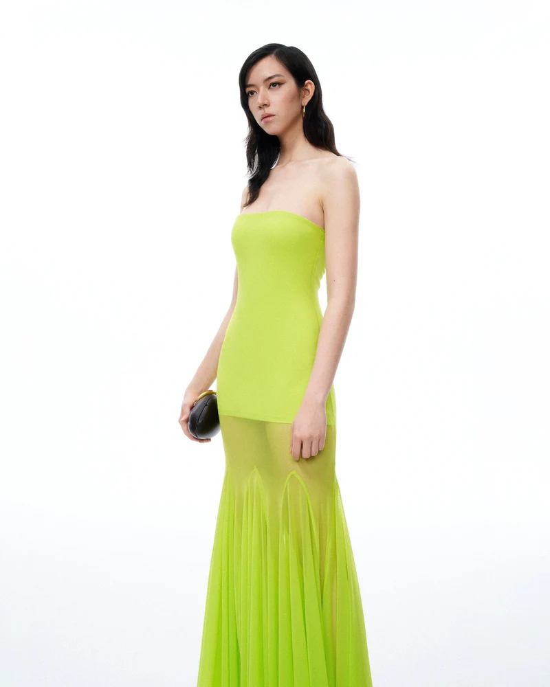 Thalassa Meshkleid – Limettengrün