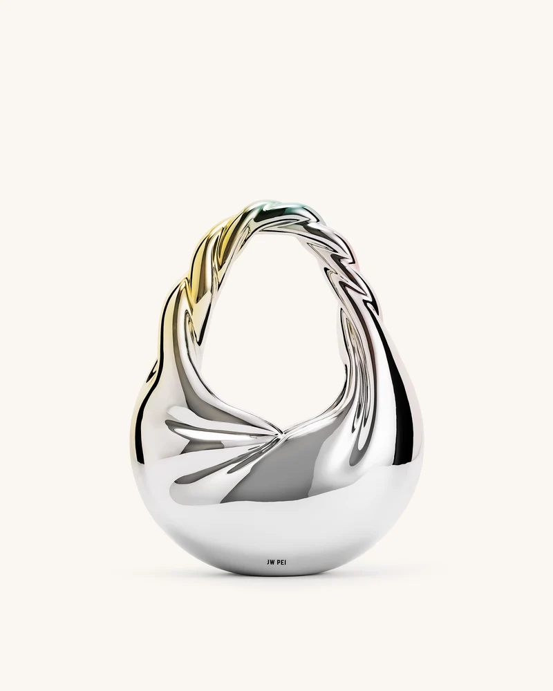 Willow Twist Halbmond-Taschengrifftasche – Mehrfarbig