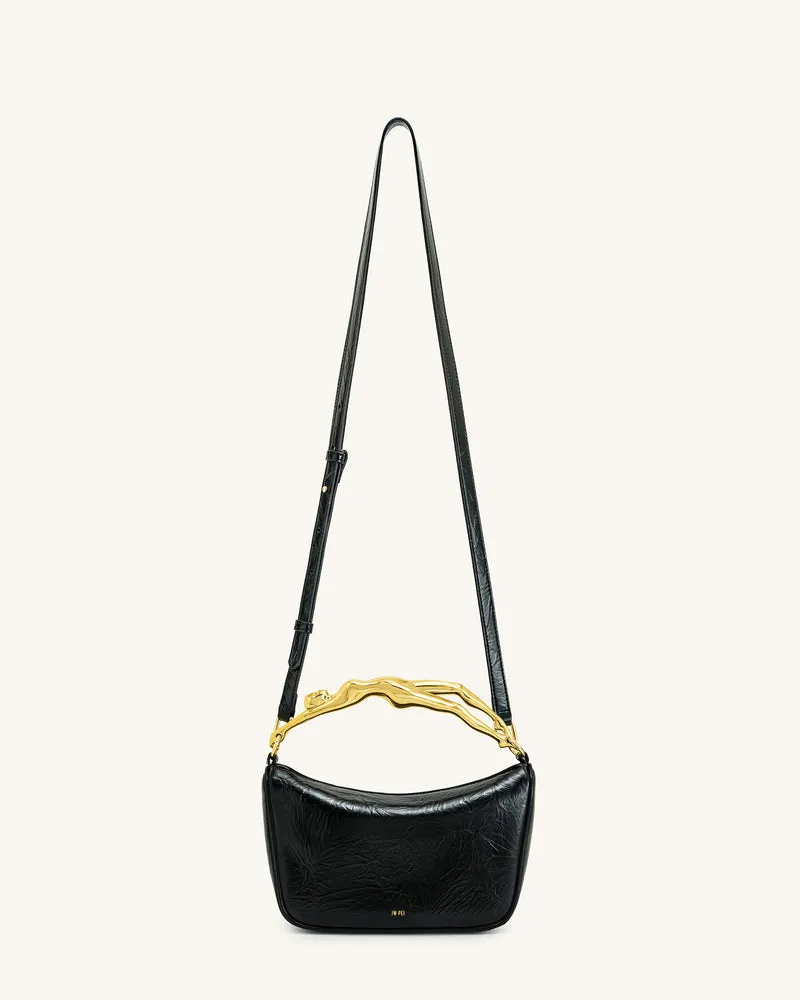 Jenny Handtasche mit menschenförmigem Griff – Schwarz