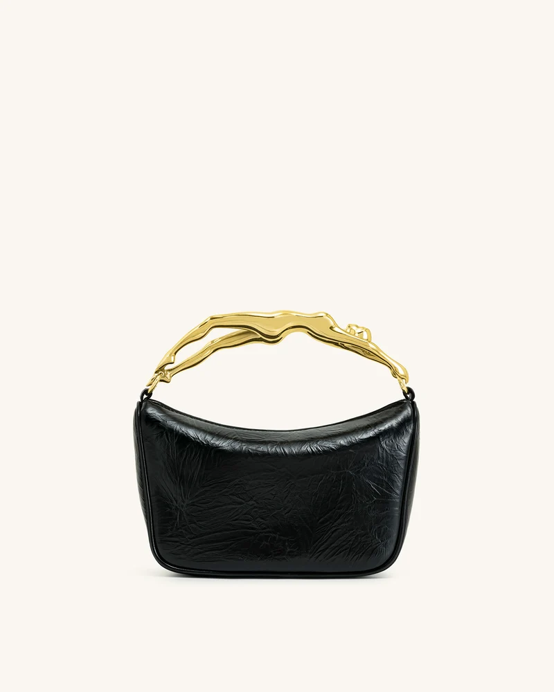 Jenny Handtasche mit menschenförmigem Griff – Schwarz