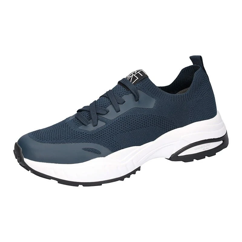 Waldläufer sporty herresneaker - Støvet blå