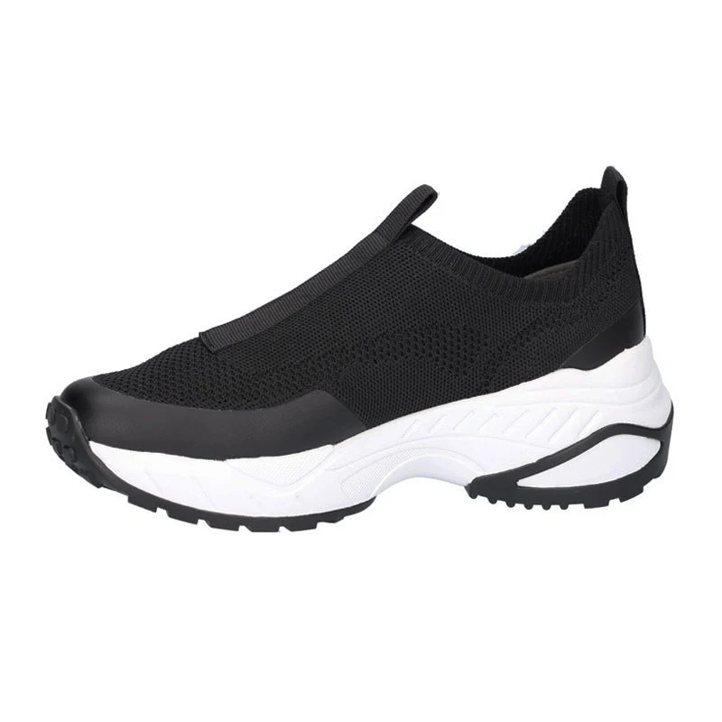 Waldläufer sporty damesneaker - Sort