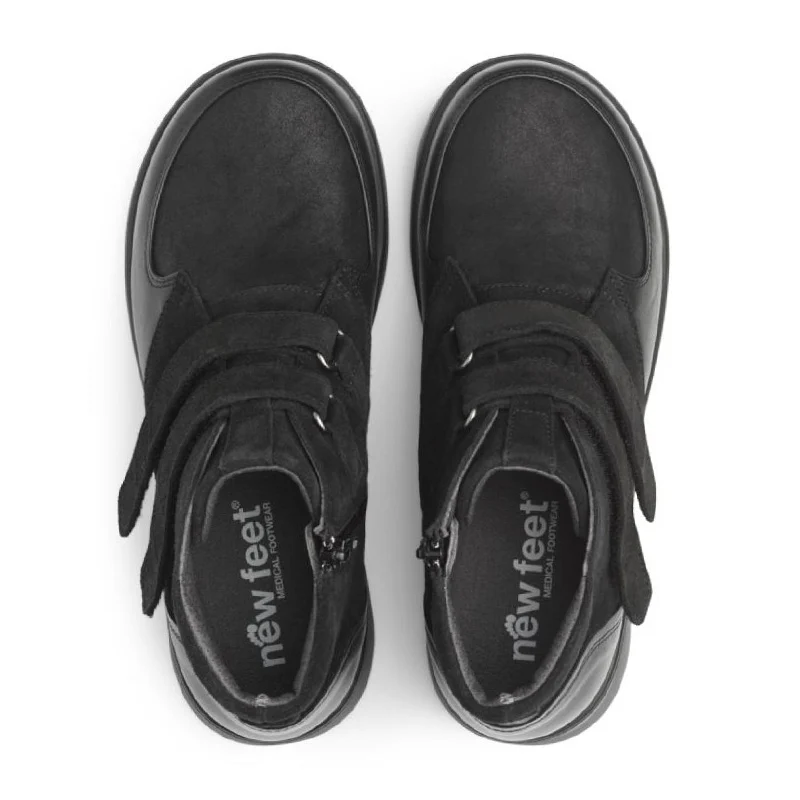 New Feet let foret støvle - Sort