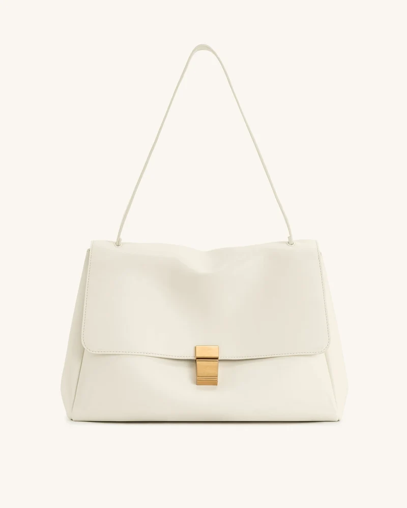 Hilary Schultertasche - Weiß