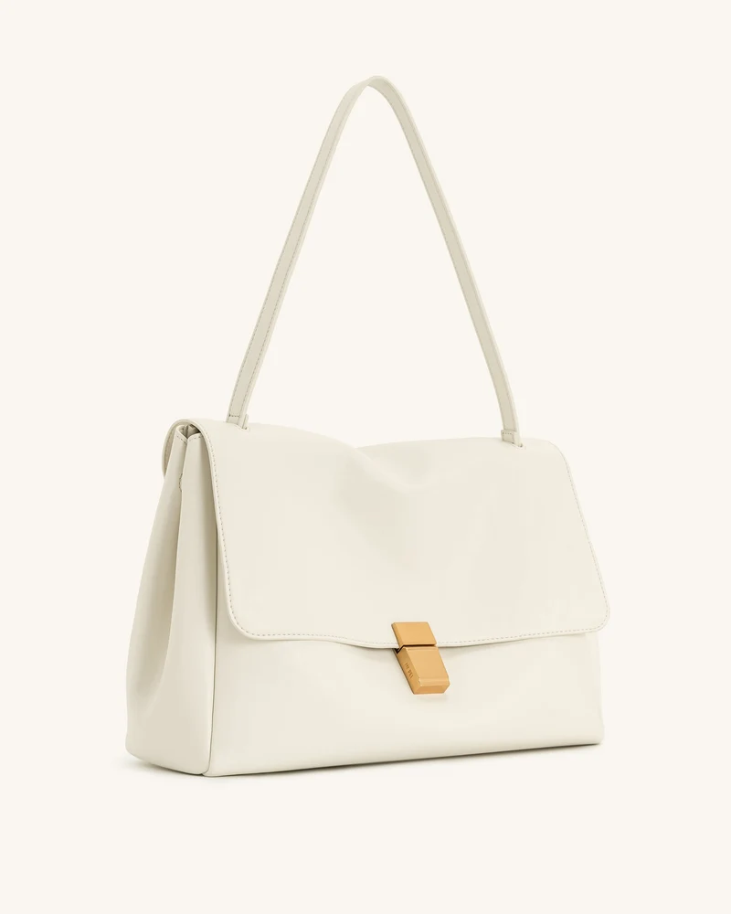 Hilary Schultertasche - Weiß