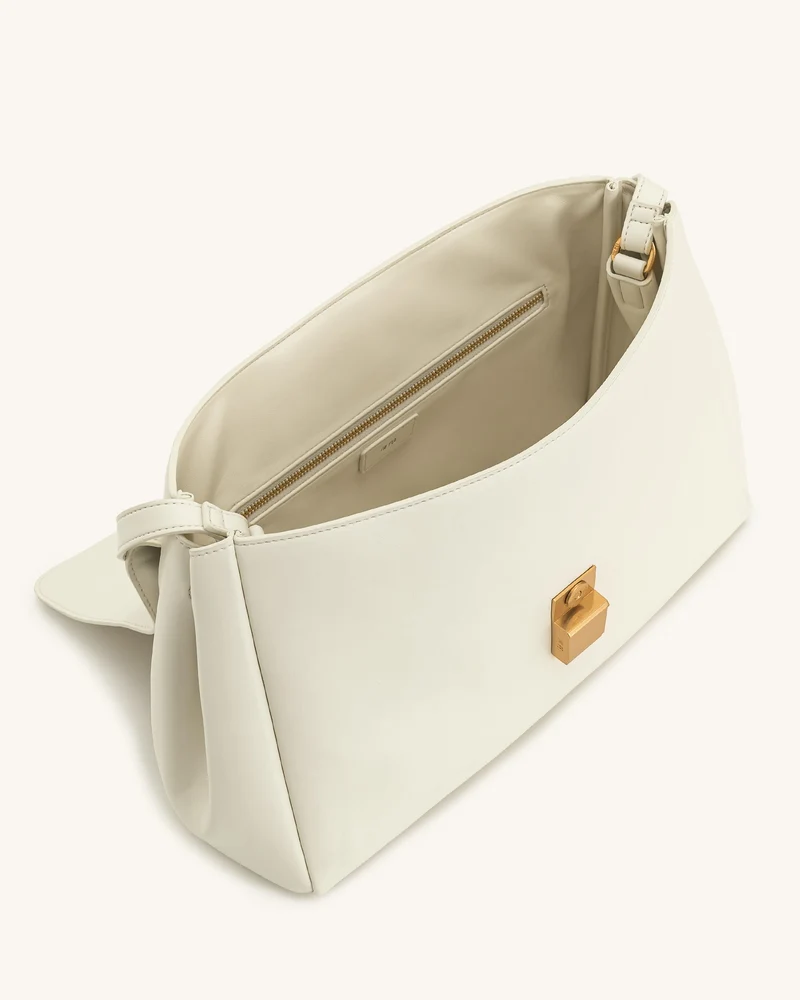 Hilary Schultertasche - Weiß