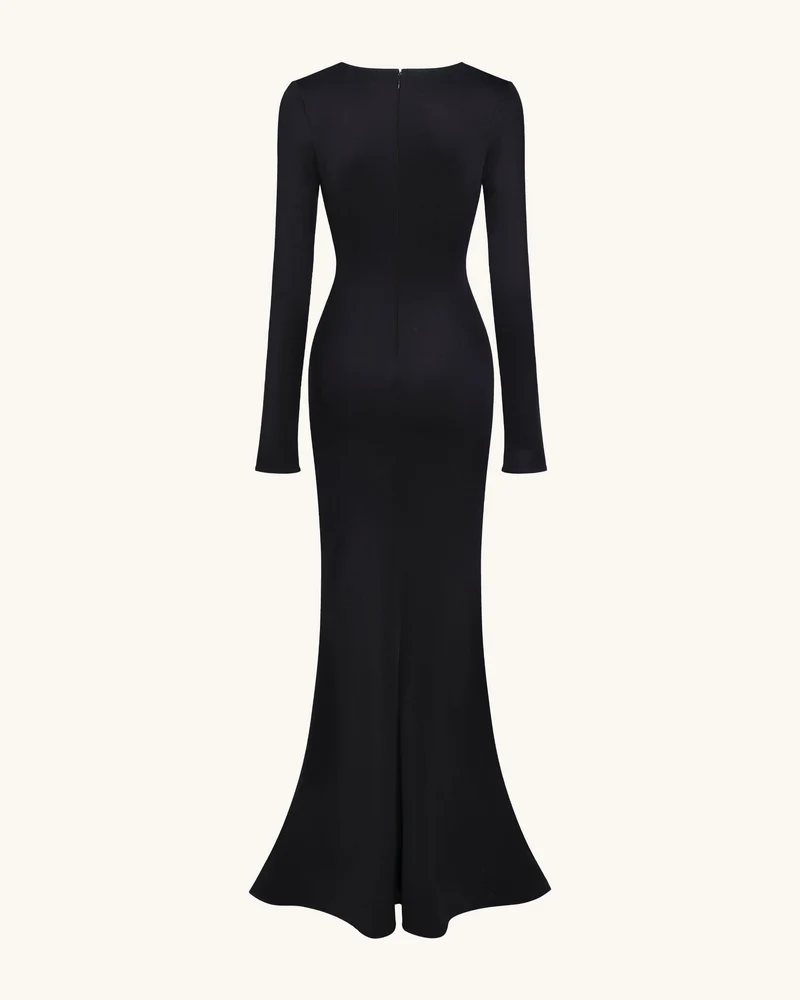 Ava Cutout Bodycon Kleid - Schwarz