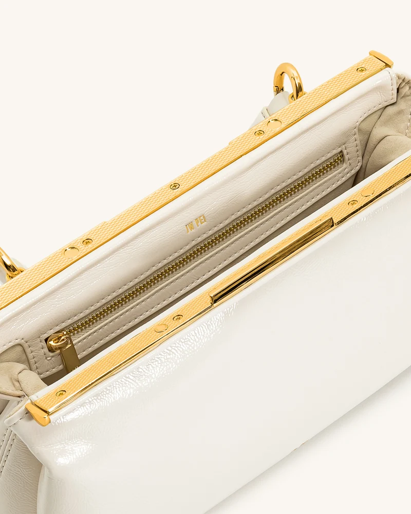 Danna Top-Griff-Tasche - Weiß