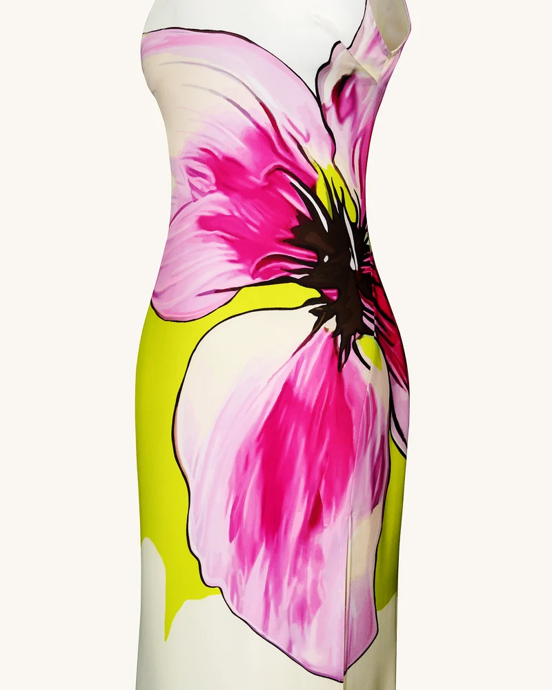 Olivia Blumenhalterkleid - Mehrfarbig