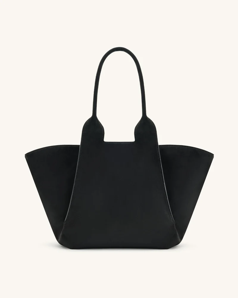 Cara Tasche aus Kunstwildleder - Schwarz