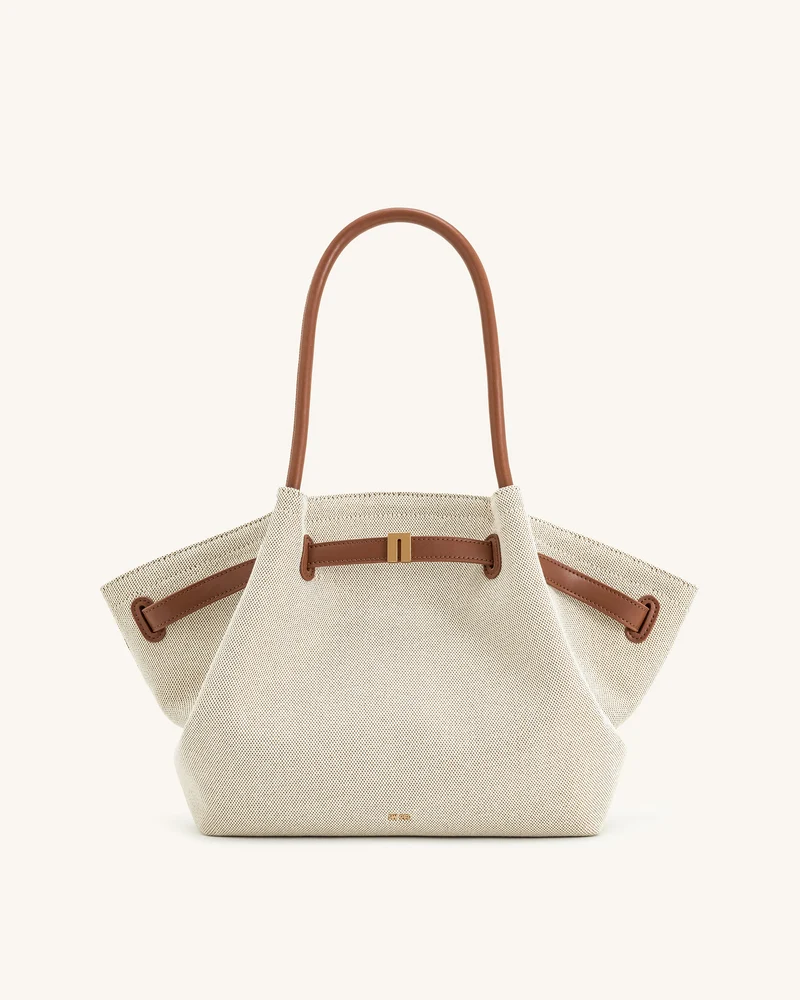 Hana Medium Tote Bag – Brauner Canvas