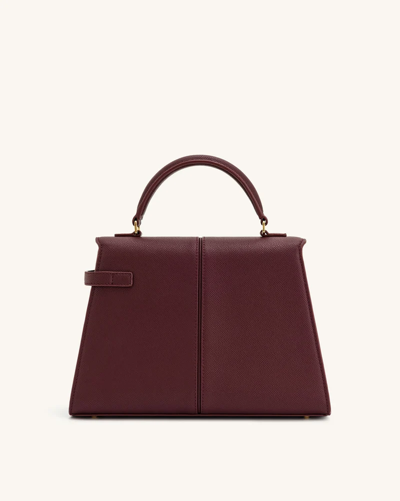 Elise Große Henkeltasche - Bordeauxrot
