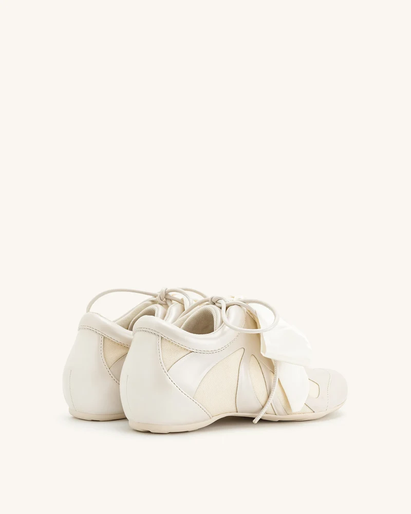 Rosie Low-Top-Sneaker mit Schleife - Weiß