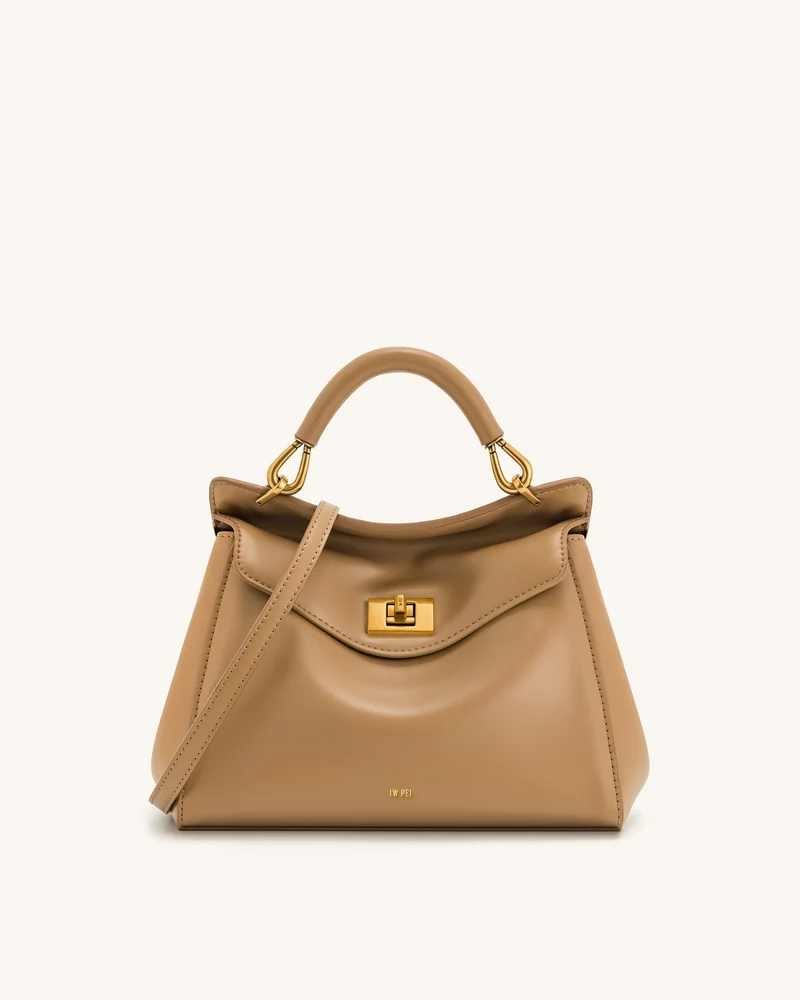 Lucia Klassische Top-Handtasche - Braun