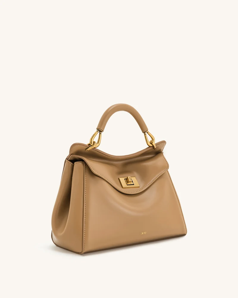Lucia Klassische Top-Handtasche - Braun