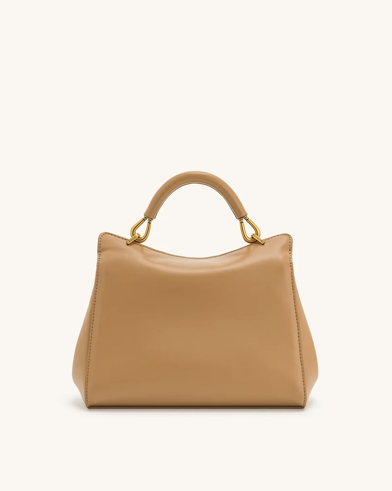 Lucia Klassische Top-Handtasche - Braun