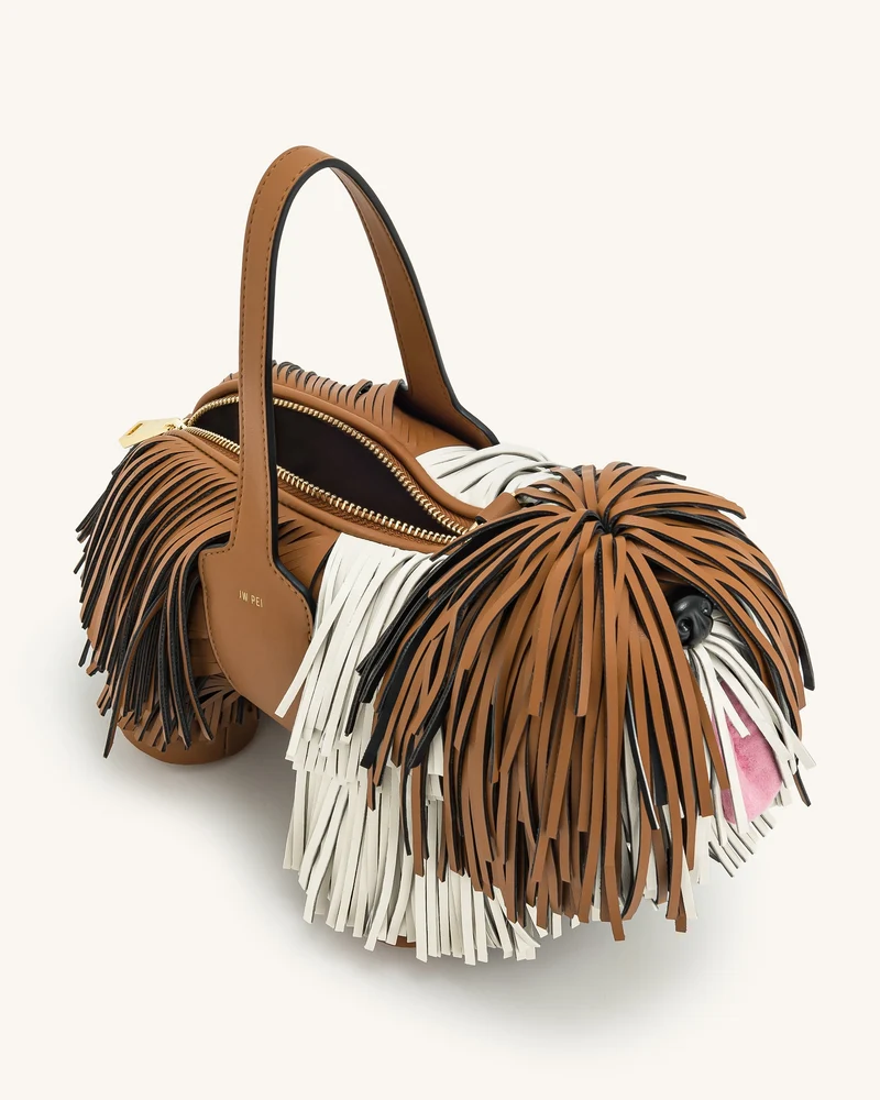 Nita Handtasche in Welpenform - Braun