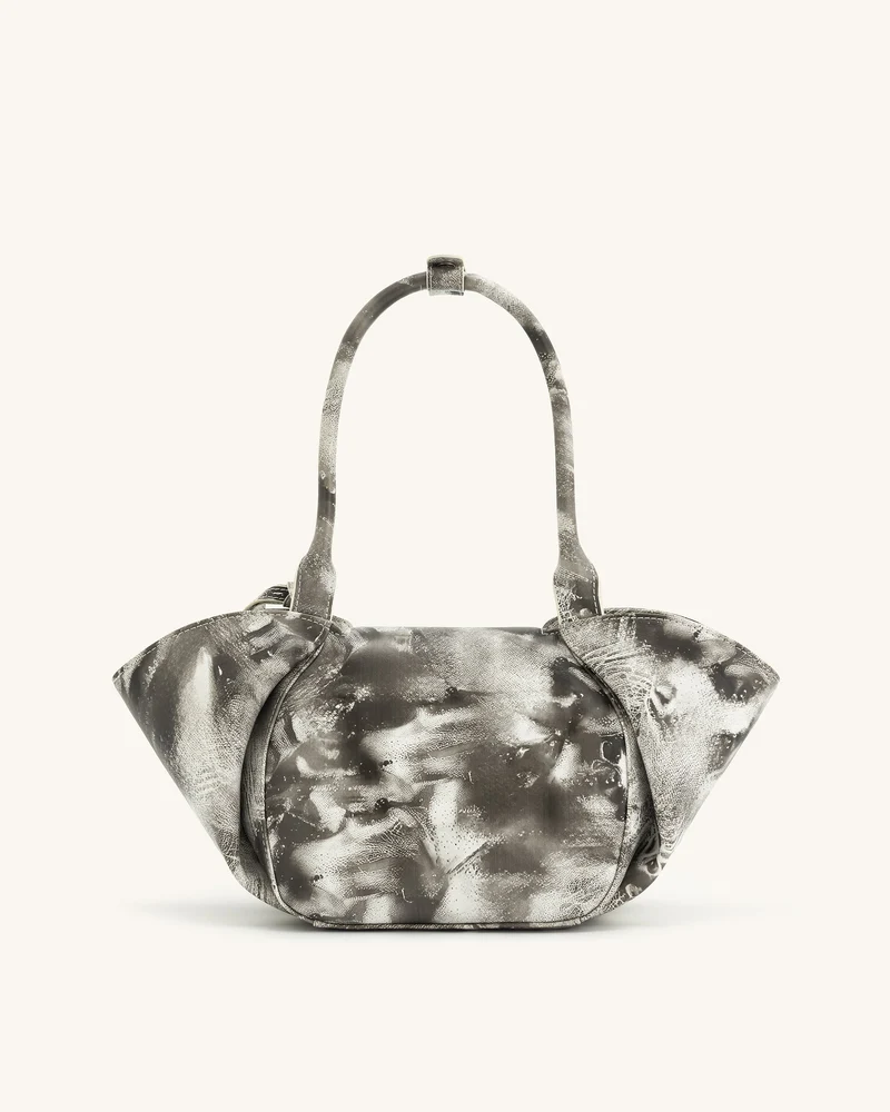 Zoey Pockets Schultertasche - Weiß