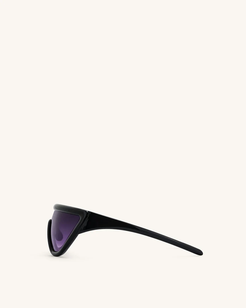 Angelica D Rahmen Sonnenbrille - Schwarz