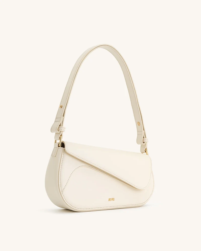 Addisyn Schultertasche - Weiß