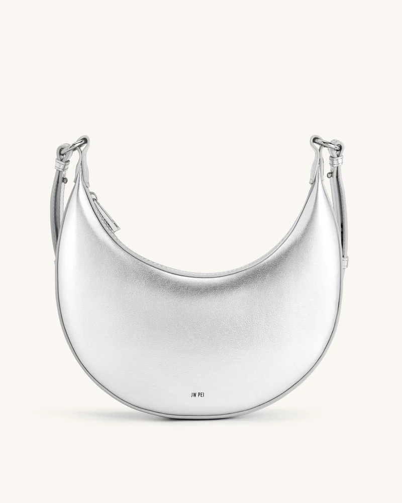 Carly Mittlere Schultertasche - Silber