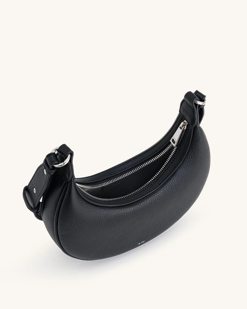 Carly Mittlere Schultertasche - Schwarz