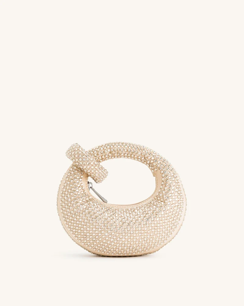 Abacus Mini-Handtasche mit künstlichen Kristallen - Gelb