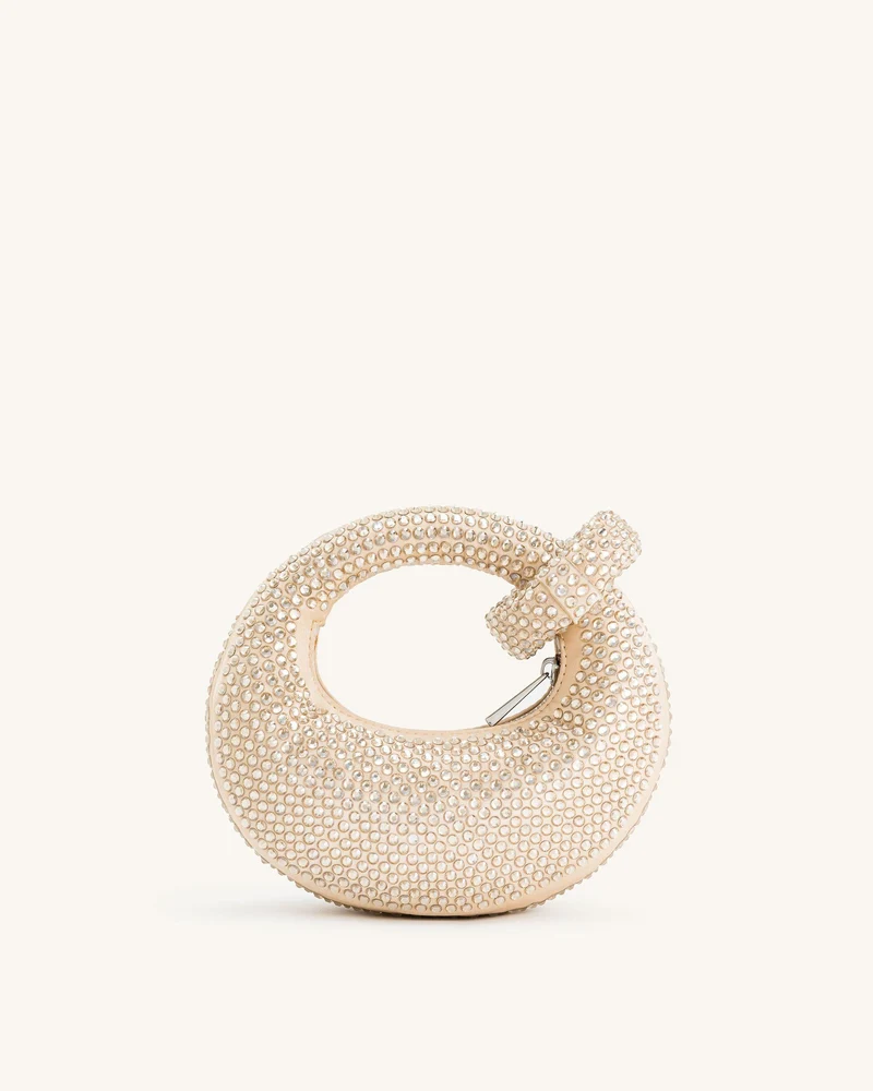 Abacus Mini-Handtasche mit künstlichen Kristallen - Gelb