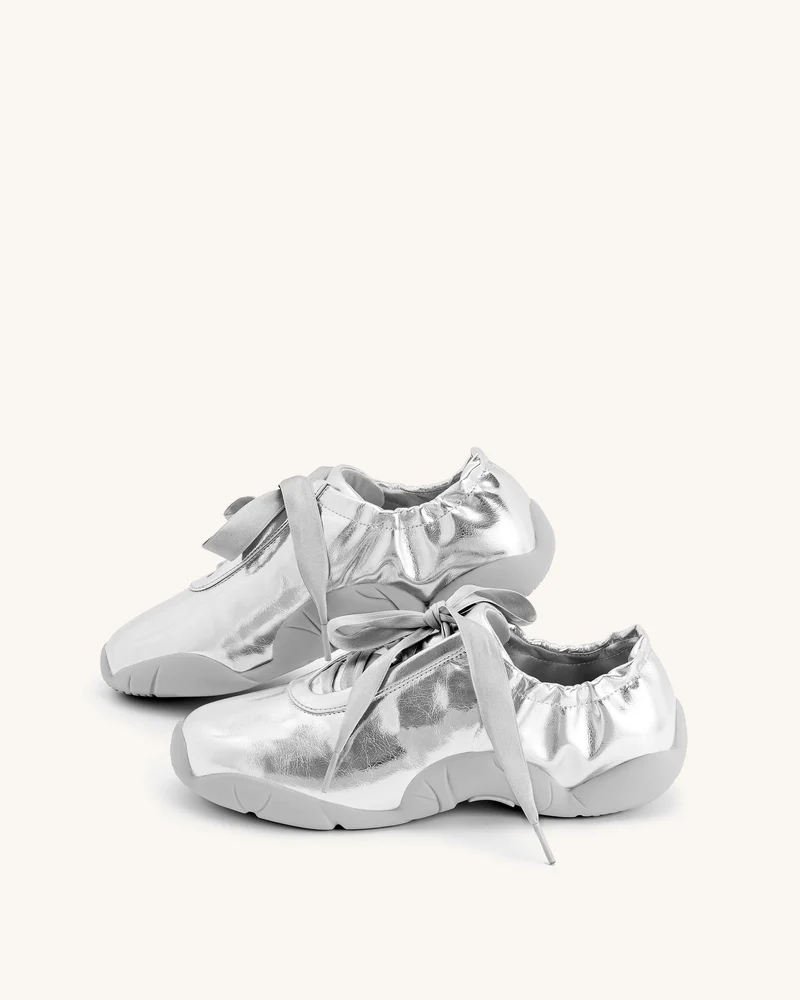 Flavia Ballerina Sneakers - Silber