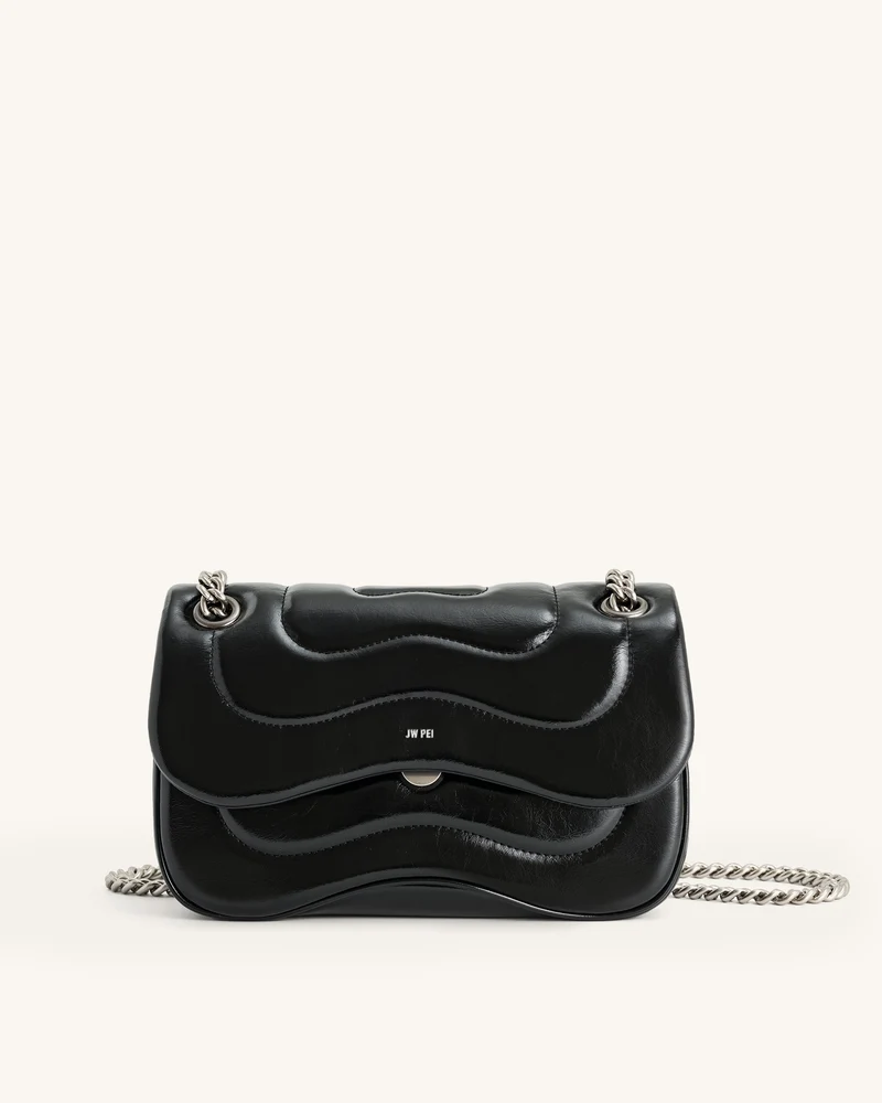 Tina Steppkette Crossbody - Schwarz