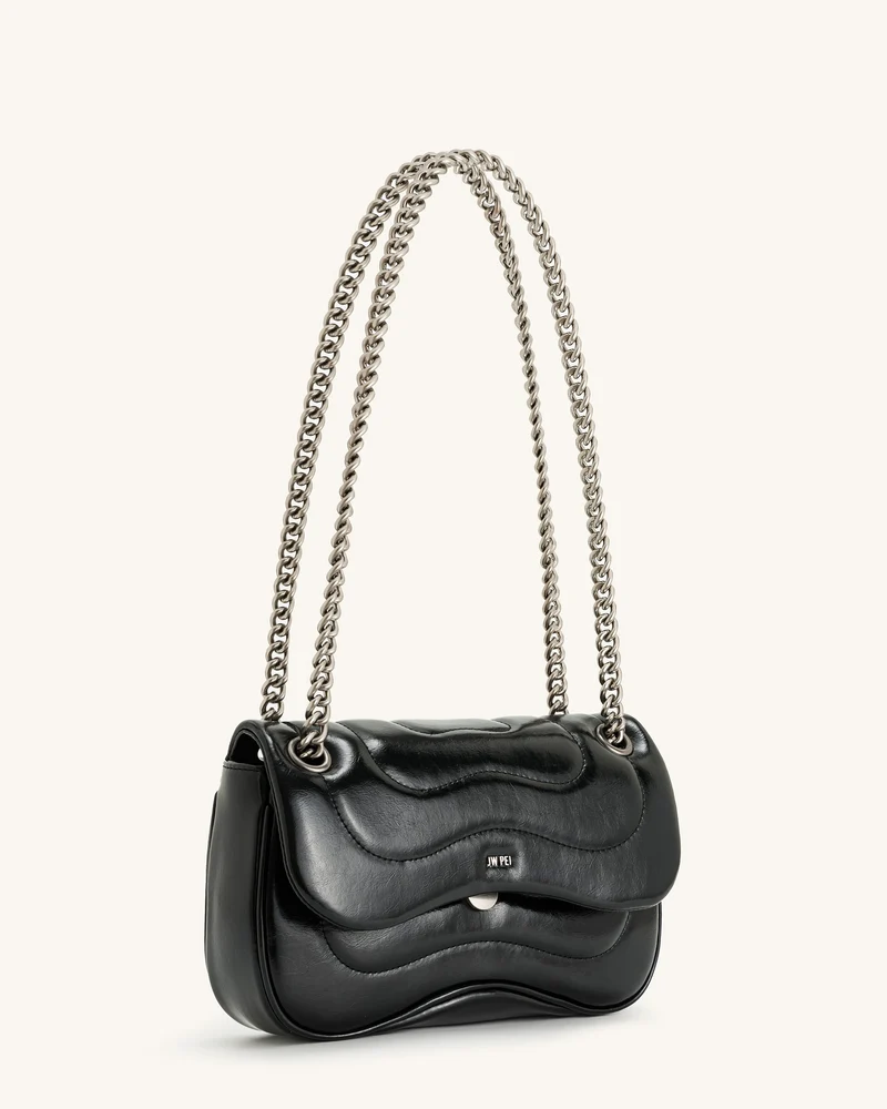 Tina Steppkette Crossbody - Schwarz