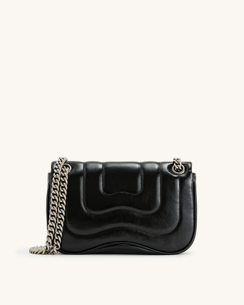 Tina Steppkette Crossbody - Schwarz