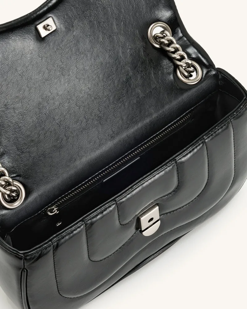 Tina Steppkette Crossbody - Schwarz
