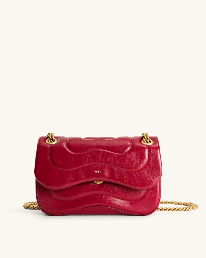 Tina Steppkette Crossbody - Bordeauxrot