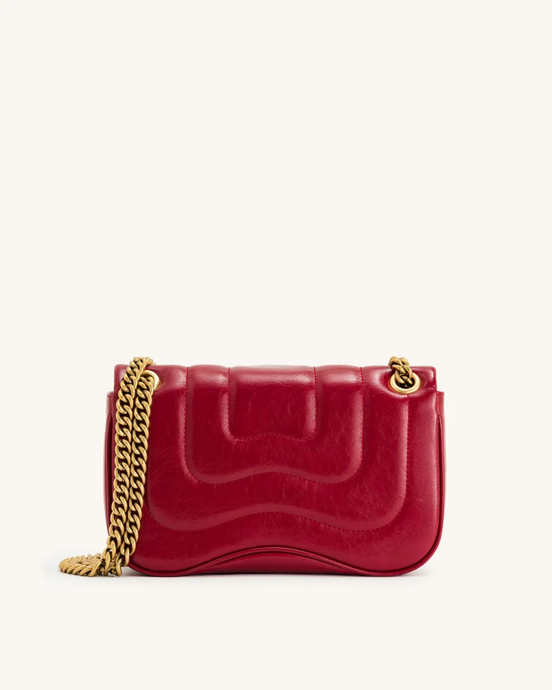 Tina Steppkette Crossbody - Bordeauxrot