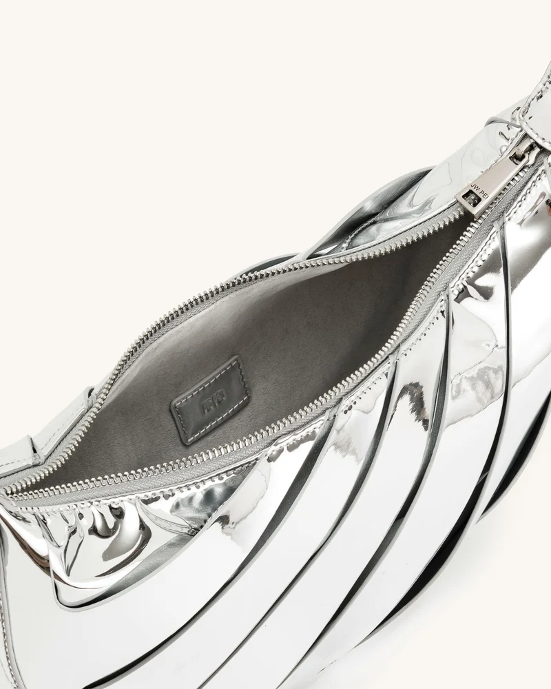 Jana Schultertasche mit Aussparungen - Silber
