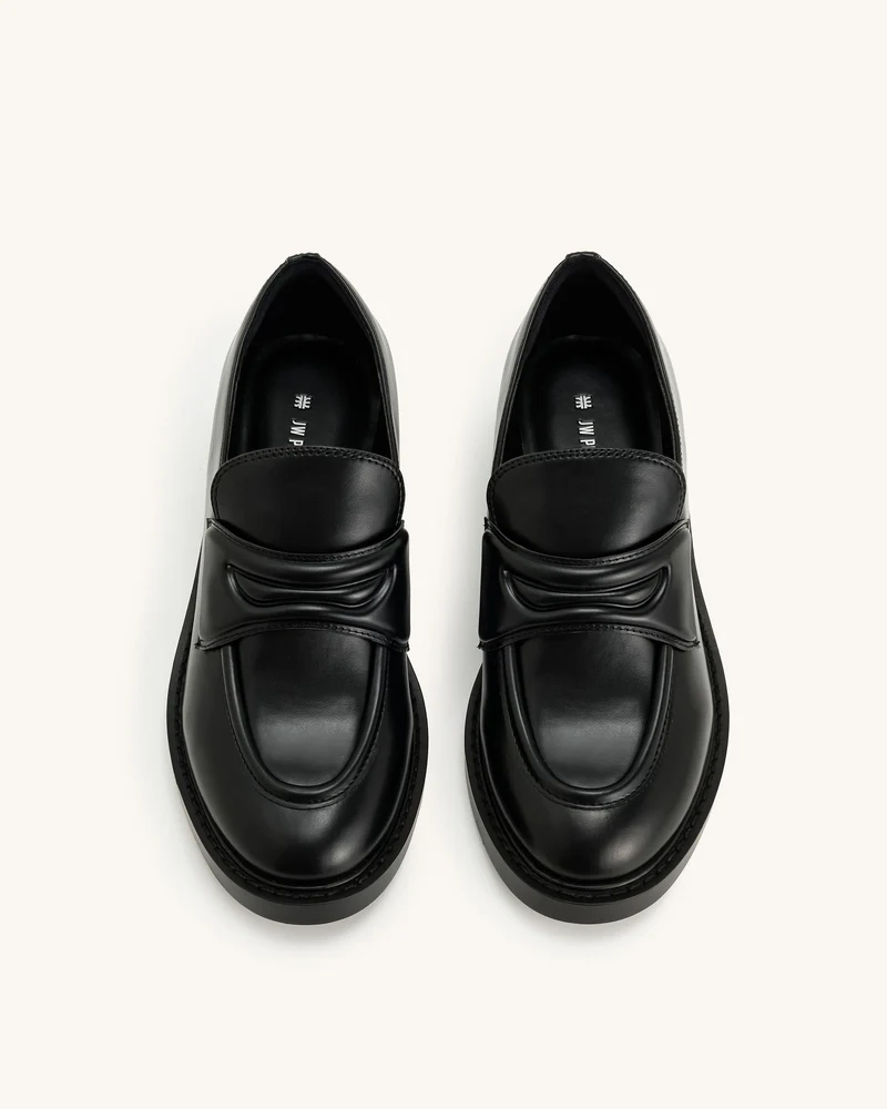 Micah Chunky Loafer - Schwarz