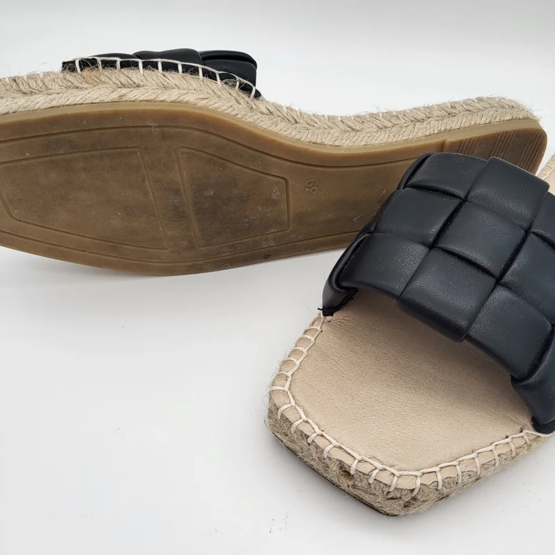 Espadrij l´originale Damen Sandalen "CARRE CHECK" - Dritte Wahl