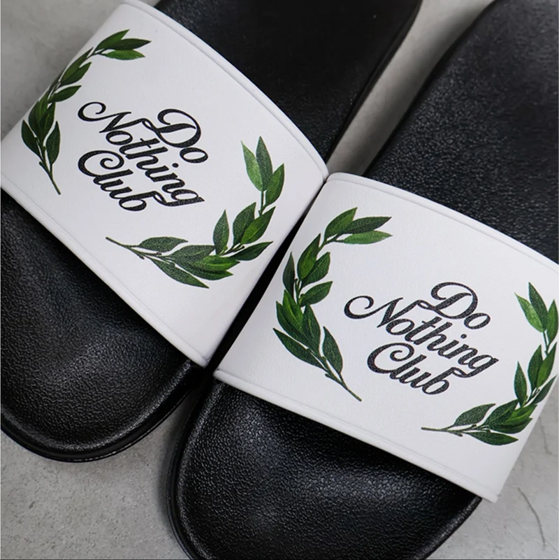On Vacation Slippers "Do Nothing Club"