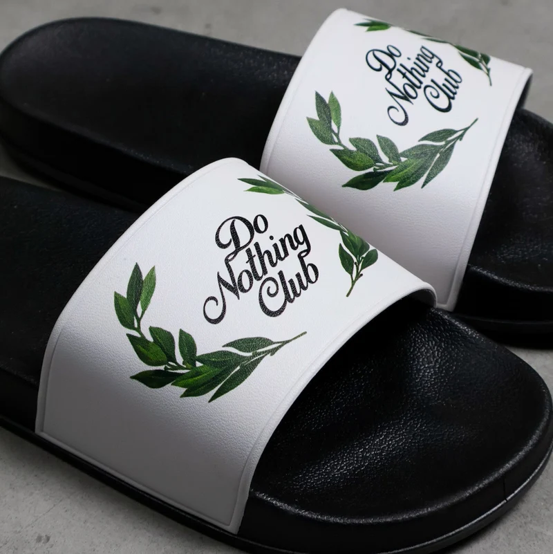 On Vacation Slippers "Do Nothing Club"