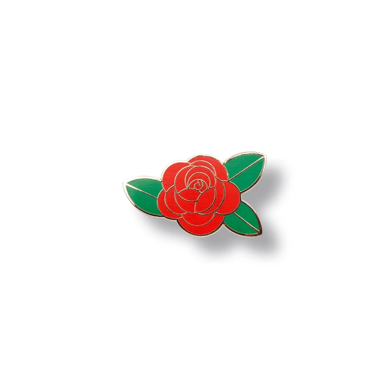 redfries Pin Hartemaille mit Schmetterlingsverschluss