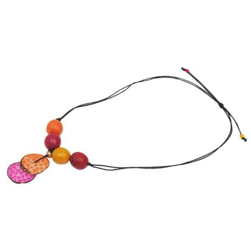 MoreThanHip Verstellbare Kette aus Tagua "Lotus"