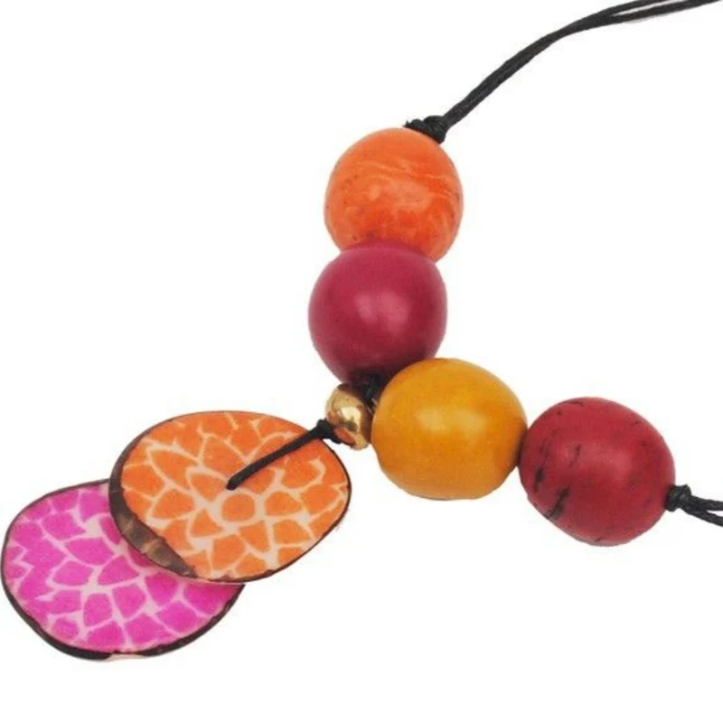 MoreThanHip Verstellbare Kette aus Tagua "Lotus"