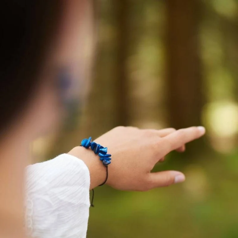 MoreThanHip Armband-Set aus Tagua und Acai "Laila"