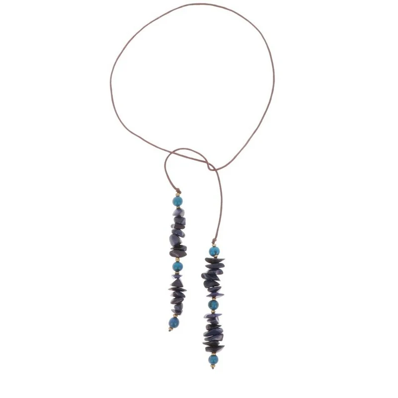 MoreThanHip Umhängekette aus Tagua und Acai "Natalia"
