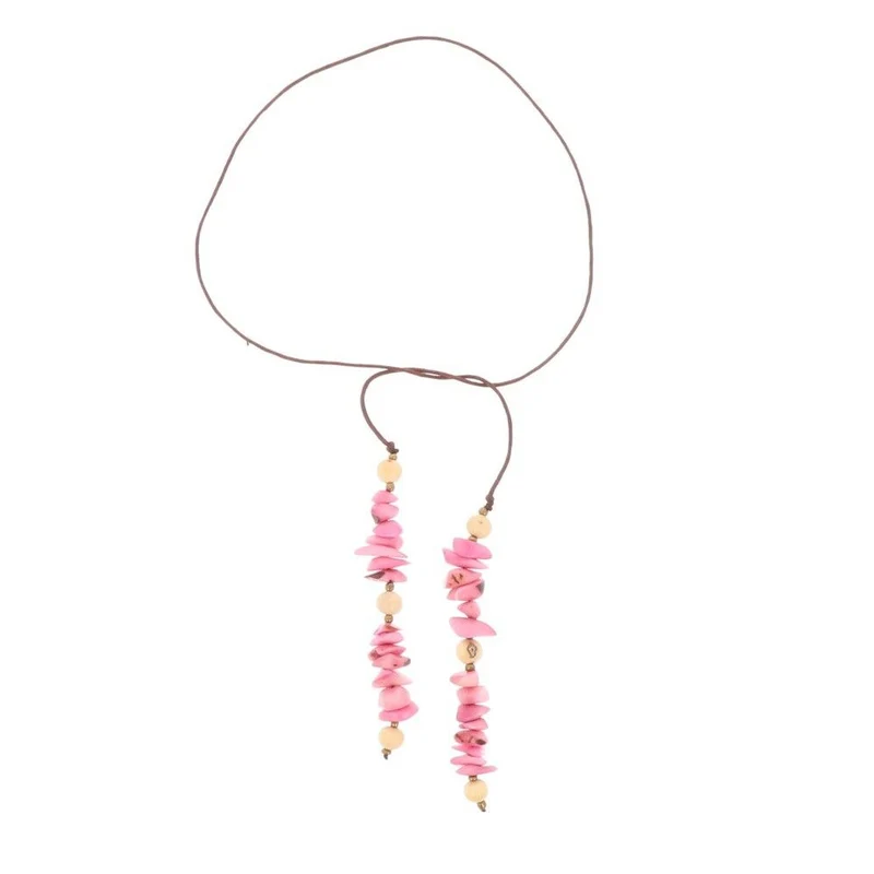 MoreThanHip Umhängekette aus Tagua und Acai "Natalia"
