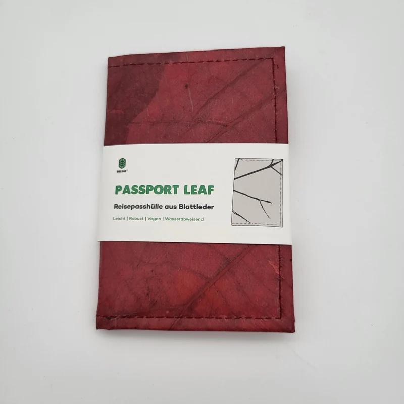 BELEAF Vegane Reisepasshülle "PASSPORT LEAF"